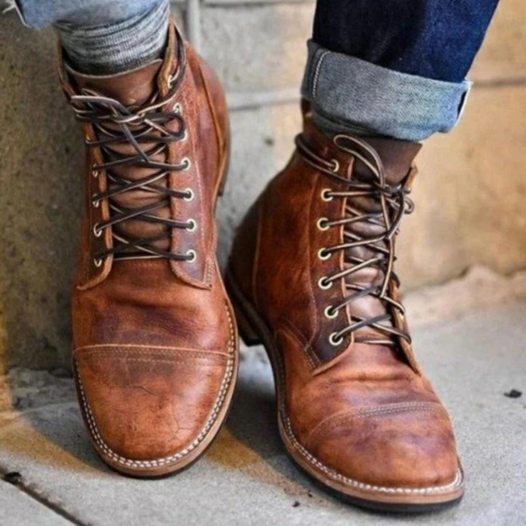 Hugo - Bottes Vintage Premium avec Durabilité Robuste Homme