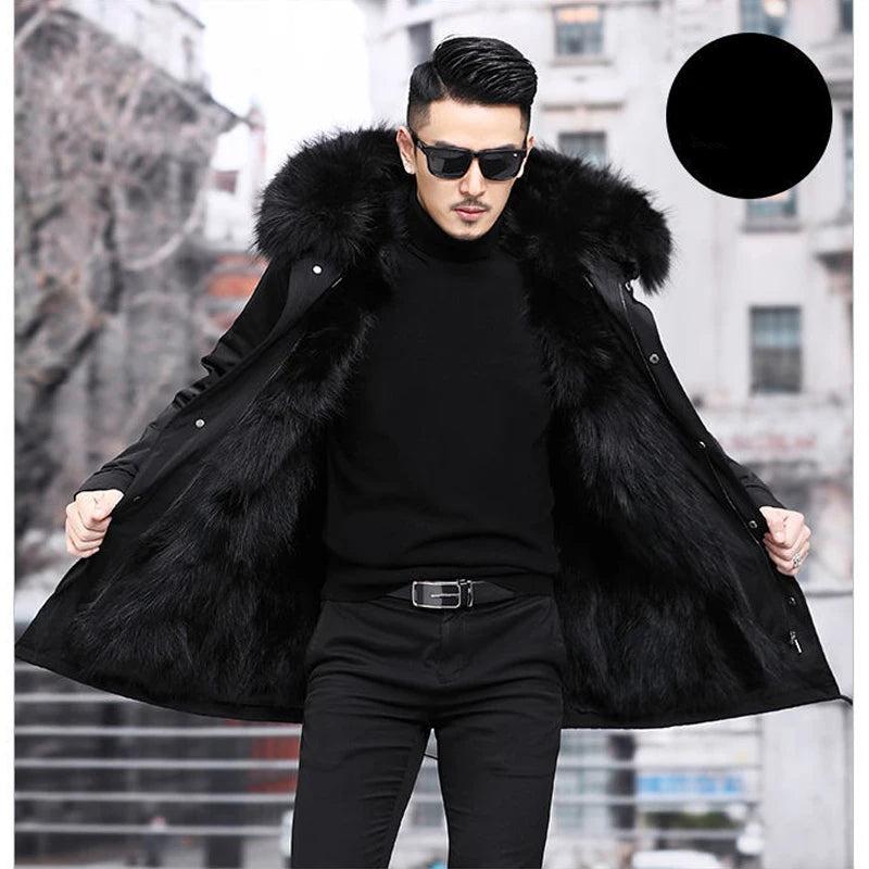 Louis - Homme Parka hiver fourrure