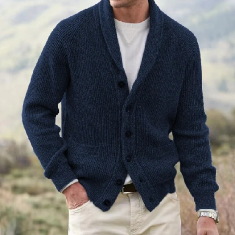 Arthur - Cardigan Laine Col V Homme