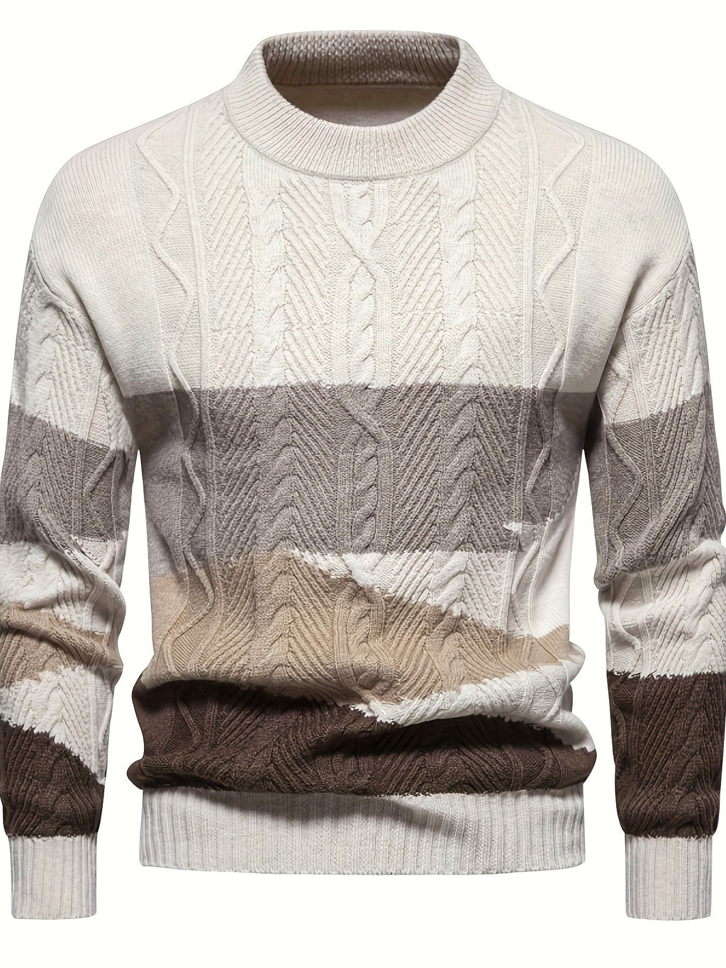 Marc - Pull Tricoté Vintage Homme