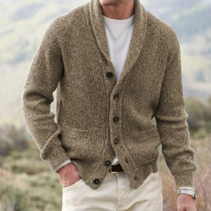Arthur - Cardigan Laine Col V Homme