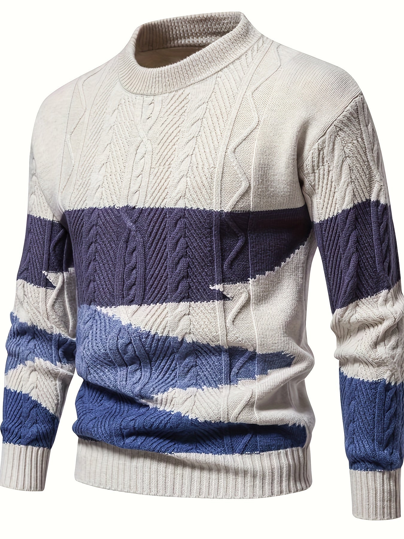 Marc - Pull Tricoté Vintage Homme
