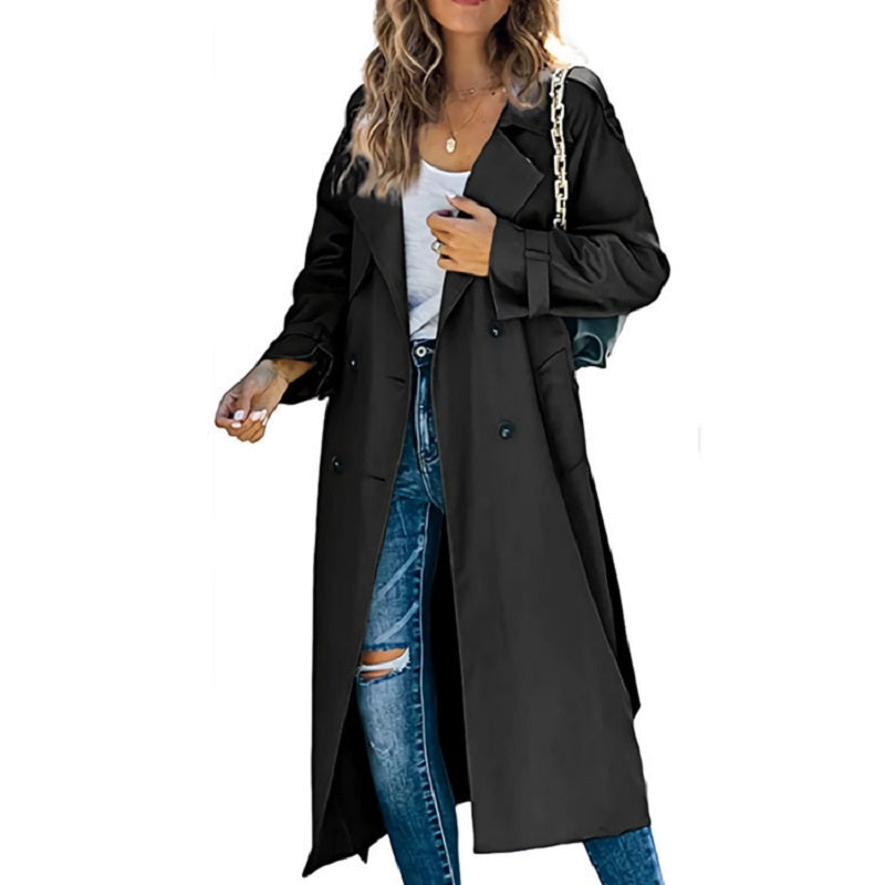 Zara - Trench Long Élégant Femme