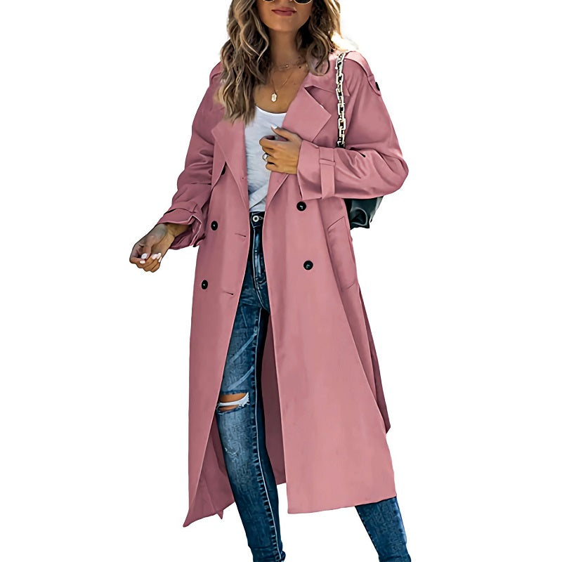 Zara - Trench Long Élégant Femme