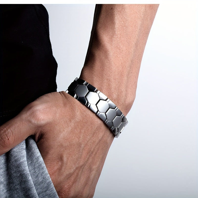 Romain - Bracelet Titane Stylé Homme