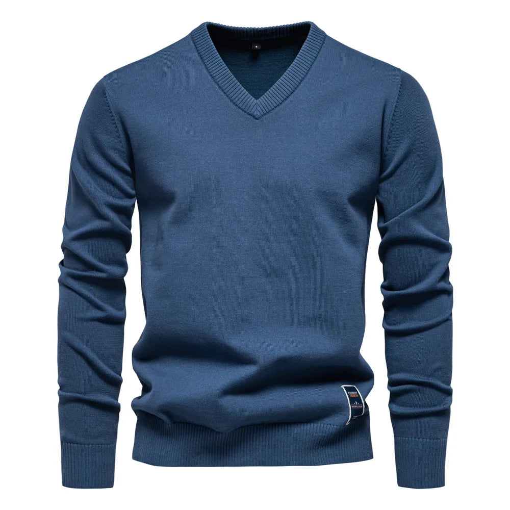 James - Pull Col V Homme