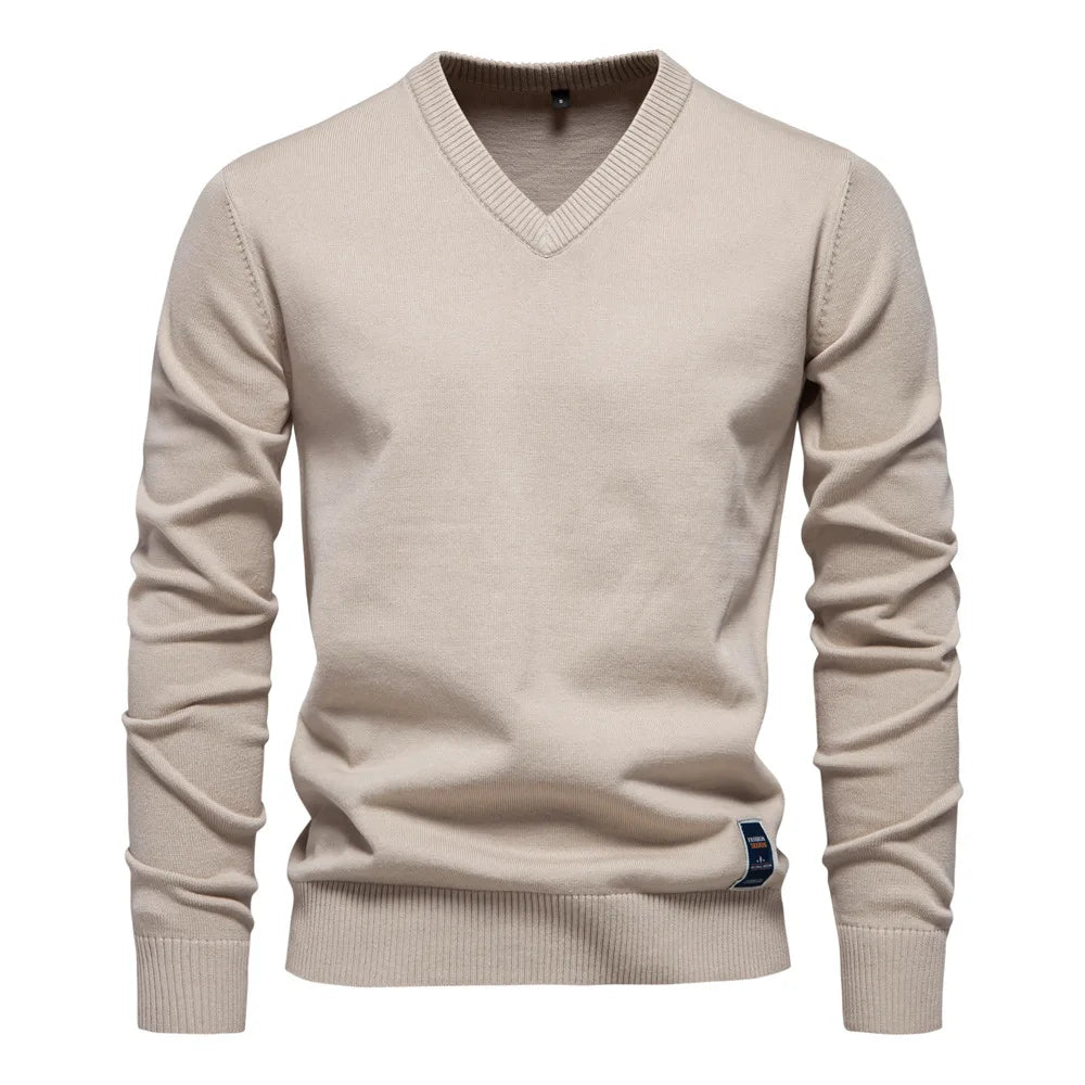 James - Pull Col V Homme