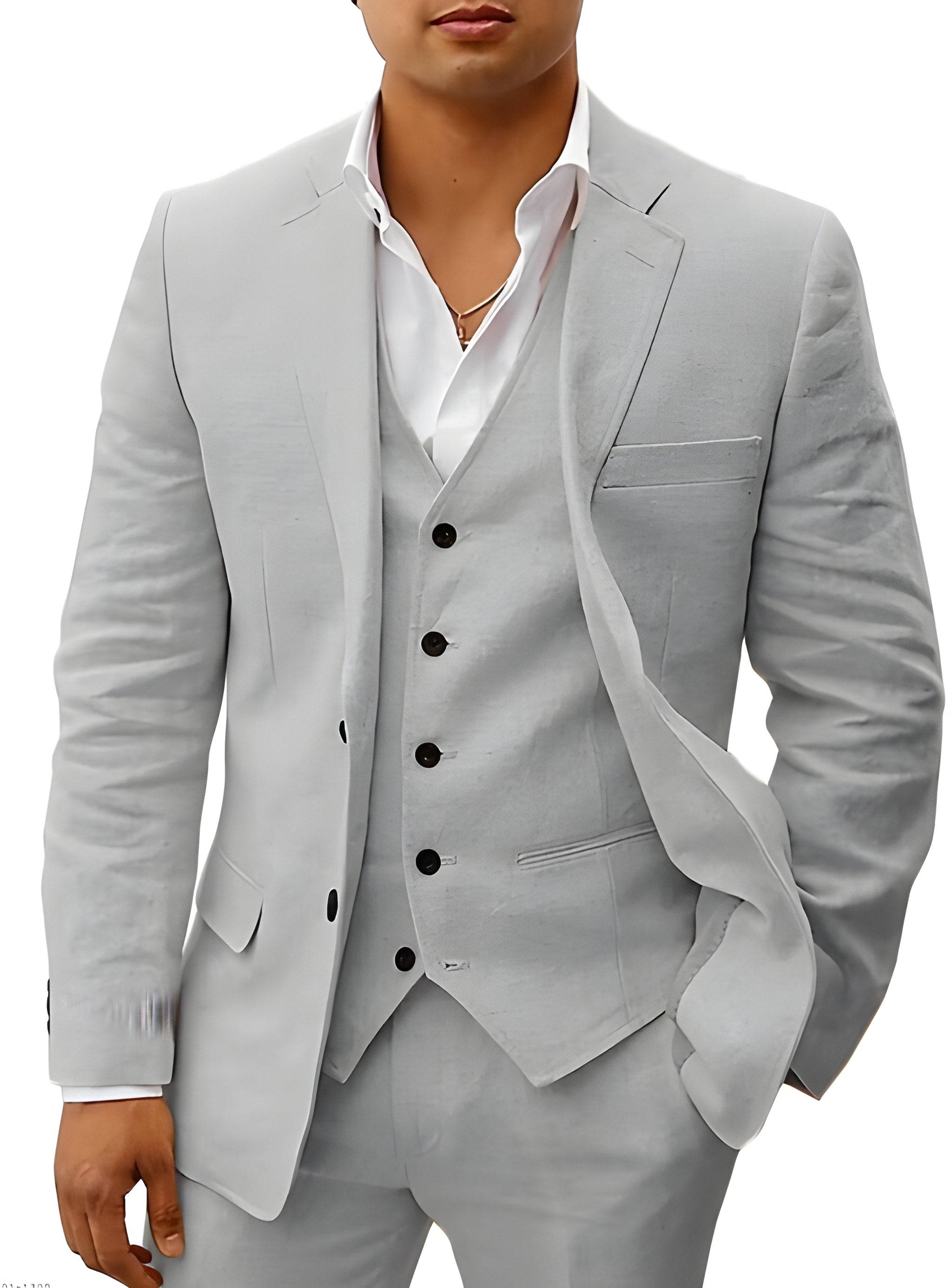 Gabriel - Costume Lin Classique Homme